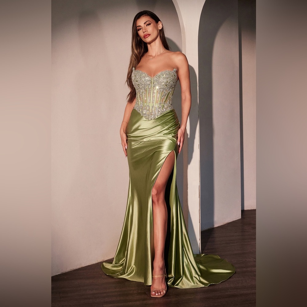 Ladivine - Sweetheart Bead Evening Dress